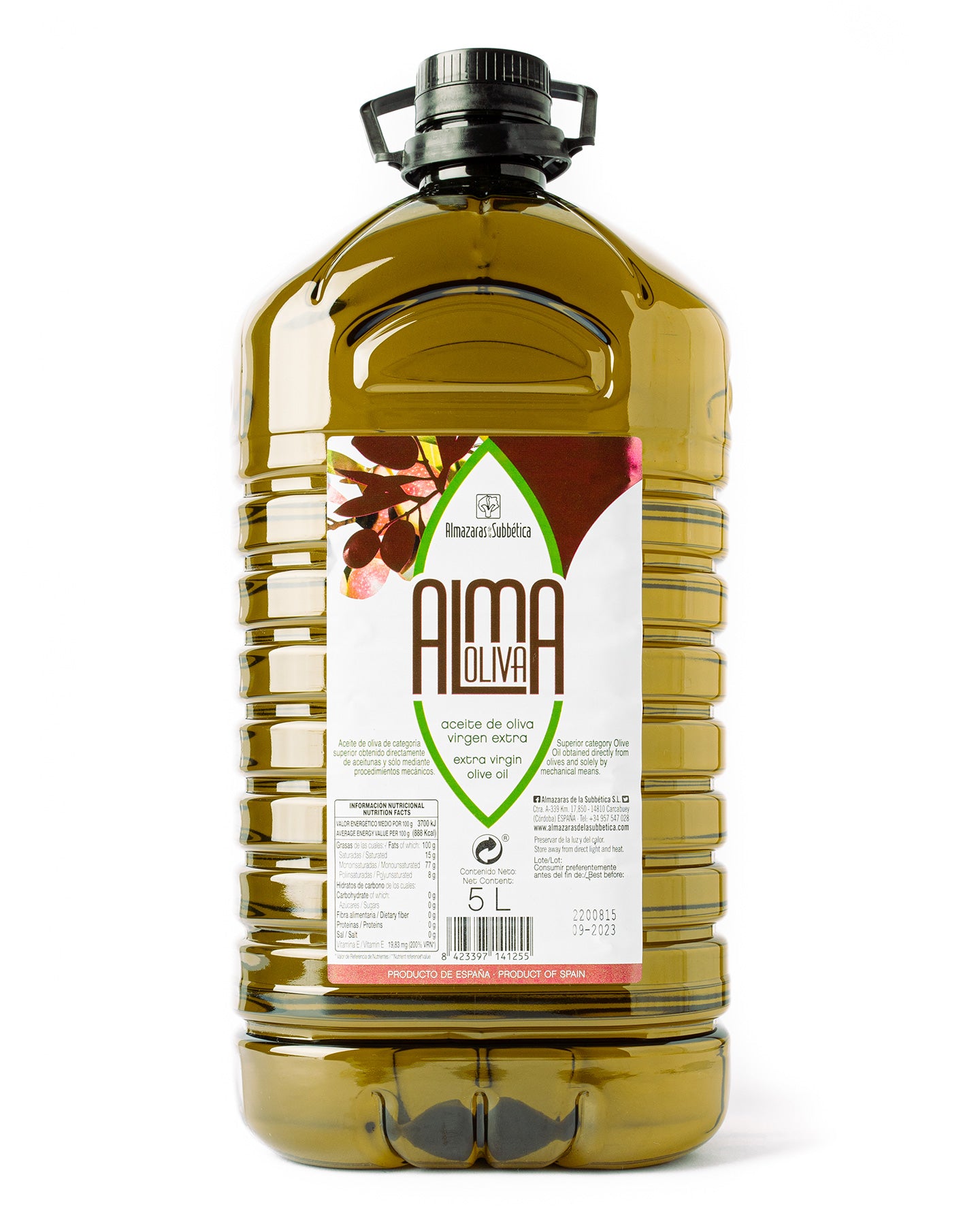 Aceite de oliva virgen extra - Almoliva Gastronomía 5l