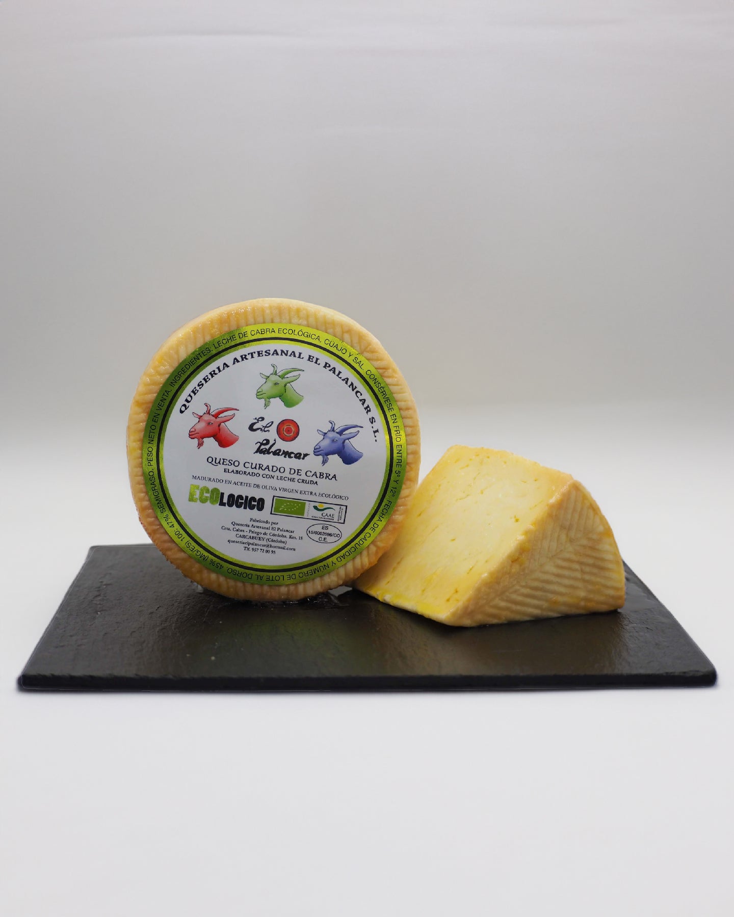 Queso de cabra curado ecológico en aceite de oliva BIO - El Palancar